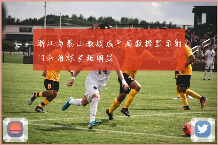 浙江与泰山激战成平局数据显示射门和角球差距明显